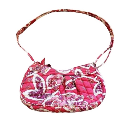 Vera Bradley Handbags - Vera Bradley Retired Print Rosy Posies Shoulder Bag